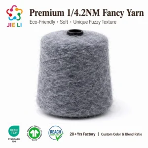 Factory Supply 4.2NM Vision Fancy Yarn Coarse Long Hair Alpaca Effect Wool Blend For Winter Garment Knitting Bulky & Rugged