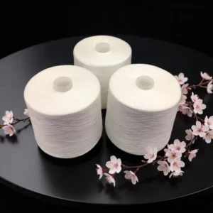 Factory Supply Customized 80S/2 100% Recycled Polyester Poly Poly Corespun (SPP) Sewing Yarn With GRS Certification
