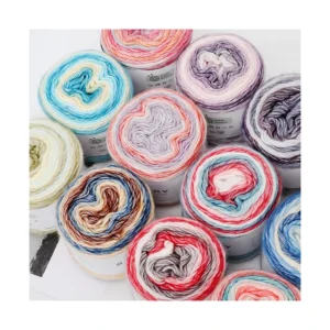 Factory Supply Eco Friendly Wool Blended Yarn Dyed Strong and Comfortable for Embroidery and Hand Knitting