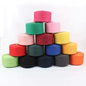 Factory Supply Ne 3.5s 21s 40% Cotton 60% Polyester Colored Blend Spun Yarn High Tenacity OE Technics Recycled Moisture Absorbent
