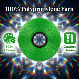 Factory Textile Weaving Various Colors FDY 300D PP Yarn High Durability Hilo De Polipropileno for Ropes