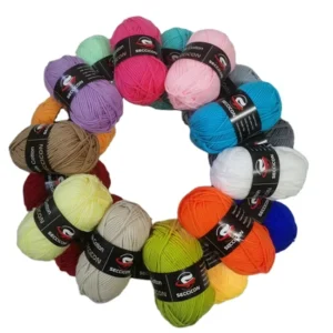 Factory Various Colors 100 Acrylic Cotton Yarn Hand Knitting Baby Milk Yarn 50g Needle Hook Tufting Yarn