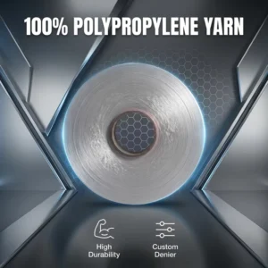 Factory Various Colors PP Yarn High Durability 300D Anti UV Hilo De Polipropileno for Rope Webbing Tent Luggage Strap