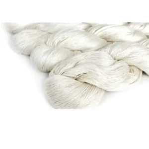 Factory Whosale 20 2NM Raw Silk Yarn Mulberry Pure Silk Yarn Knitting Natural Fiber Undyed Yarn for Hand Dye