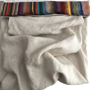 Factory direct High quality Medium weight Plain weave 100% Ramie Fabric Suitable for Home Decor