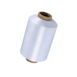Factory direct Supply DS001 Black Heavy weave Low stretch Textured DTY Chenille Yarn 150D 48F Polyester Synthetic Fiber Bleached