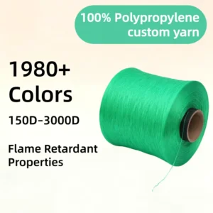 Factory direct sales Polypropylene Filament Yarn Flame Retardant Yarn 3000D Is Suitable for Fire Safety Belts FDY PP Yarn