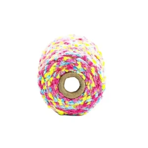 Fancy Colorful 100% Polyester Knot Bean Nep Yarn