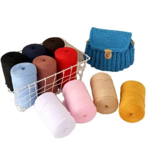 Fancy Crochet Baby t Shirt Polyester Yarn for Hand Knitting Yarn Free Samples