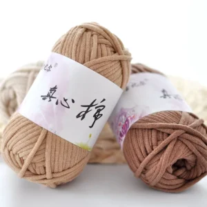 Fancy Hand Crocheting Yarn Fineness Tube Yarn for Crocheting Bag Blanket