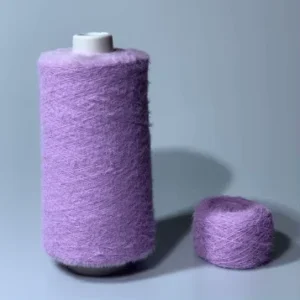 Fancy Nylon Mink Yarns Anti Pilling 4cm 8cm Lurex Silver Wire Dyed Crystal Knitting Machine Feather Yarn