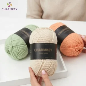 Fancy Pattern Yarn 50g Soft Cotton for Hand Crochet