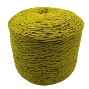 Fancy Yarn 100% Organic Soft Cotton Hollow Tube Yarn 4.5 NM 2.3 NM for Knitting Pullovers and Cardigans