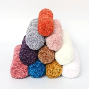 Fancy Yarn 100% Polyester Chenille Yarn for Blanket