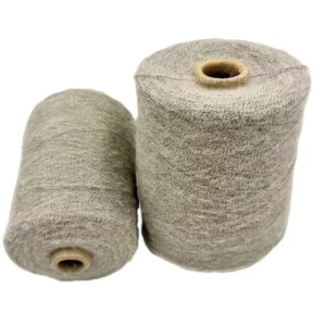Fancy Yarn 11 NM 57%Acrylic 9%Nylon 21%Polyester 3%Spandex Black Core Brushed Yarn for Knitting