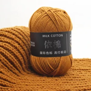 Fancy Yarn 4 Ply Combed Eco Friendly Cotton for Hand Knitting