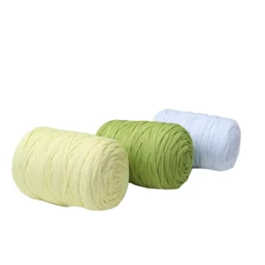 Fancy Yarn 400g High Strength Dyed Pattern Eco Friendly 100% Polyester Filament for T shirt Bag Hat Hand Knitting Crochet