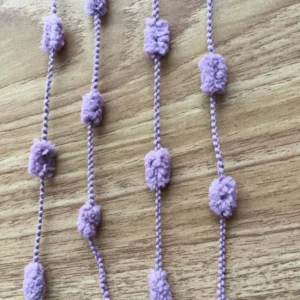 Fancy Yarn Manufacture 100% Polyester Spun Knitting Hand Knitting Dope Dyed Open End OE High Long Shine