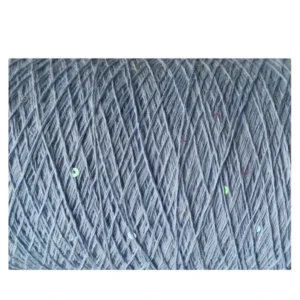 Fancy Yarn Sequins Patterns 100% Cotton Hand Knitting Available