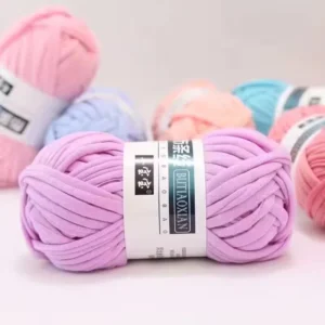 Fancy Yarn T Shirt Yarn 100% Polyester Anti pilling High quality for Handmade Crochet Bags