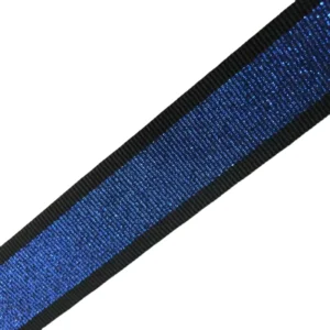 Fashion Design Woven Webbing with Metallic Luster for Clothing Accessories Bags and Other Decorative Belts