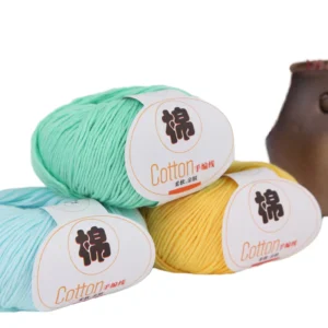 Fashion Various Colors High Quality Organic Baby Combed Milk Thread Crochet Pure Cotton