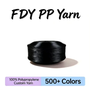 Fast Delivery FDY Textile Weaving Yarn Multicolored 150D-1500D Flame Retardant PP Yarn for Rope Webbing Tent Luggage Strap