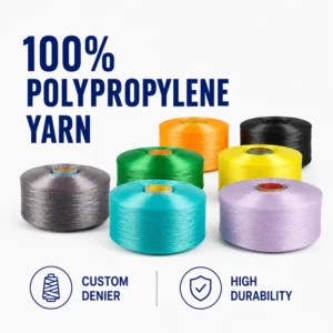 Fast Delivery Flame Retardant Multifilament Yarn 500+ Colors 100% Polypropylene Yarn Hilo PP 900D FDY Textile Weaving PP Yarn