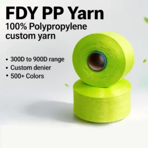 Fast Delivery Textile Weaving Multicolored Thread 100% Polypropylene Yarn Flame Retardant Abrasion Resistant Hilo pp 900D