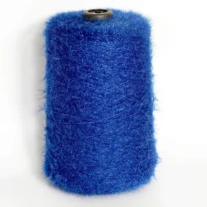 Feather Yarn Dyed Glitter Soft Fancy Yarn for Hand Knitting Sweater Scarf Fluffy Eyelash Yarn