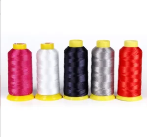 Filament Polyester Bonded Thread High Strength Multicolor Sewing Machine Bonded 210D 3 Polyester Yarn