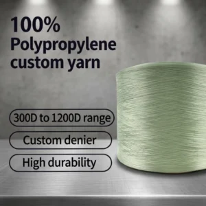 Flame Retardant Breathable Hollow 100% Polypropylene FDY Yarn 600D Twist OE Technics for Knitted Products Textile Weaving
