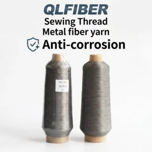 Flame Retardant Heat-resistant Metal Fiber Yarn with Anti-static OE Weaving Raw Pattern Sewing Use for Touch Screen Gloves