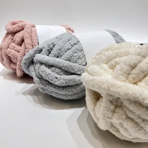 For Arm Knitting Blanket 35YARDS Chunky Jumbo Chenille Yarn Super Warm 240gram roll 25meters 8OZ Cotton Asia