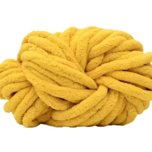 For Chunky Chenille Yarn 100% Polyester Thick Yarn for Knitting Sewing & Embroidery Dyed Colors