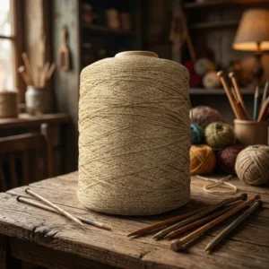 For Eco-Friendly Polyester/Cotton DIY Hand-Woven Melange OE 4mm 4 Strands Dyed Colorful Material Set Clothing Tapestry Weaving