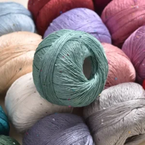 Foreign Trade Dyed for Cotton Lace Yarn 100g Hand Knitting Spring Summer Lightweight Sweater Outerwear
