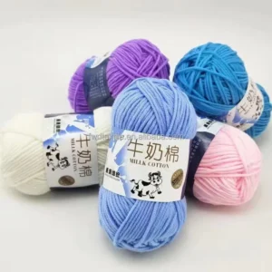 Forward Acrylic Cotton 5Ply 50g Hand Knitting Fine Organic Milk Cotton Yarn Crochet