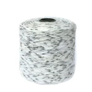 French Cashmere Lurex Metallic Polyester Yarn Dyed Sequin Yarn for Knitting and Crochet for Scarf and Sweater Designs