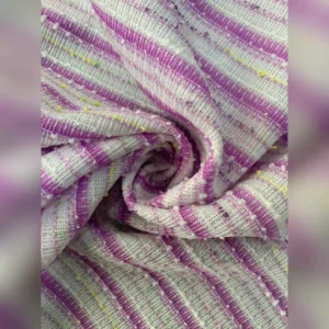 French Chic Stretch Knitted Yarn Dyed Fabric for Girls & Boys