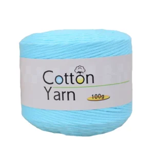 Full Cotton 16 Ply Chenille Baby Yarn Combed Cotton Thread for Hand Woven & Embroidery Eco-Friendly Knitting Yarn