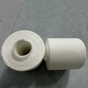 GRS 100% Sustainable Polyester Poly Poly Corespun Sewing Thread Yarn Raw White 45S/2 SPP Textile for Fashion Apparel