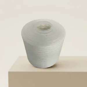 GRS 22S/2 SPP 100% Sustainable Polyester Poly Poly Corespun Sewing Thread Yarn for Jackets and Dress Slacks Raw White