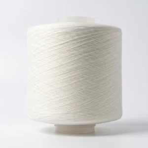 GRS 53S/2 100% Recycled SPP Poly Poly Corespun Sewing Yarn Raw White Post-consumer Polyester for Durable Stitching in Apparel