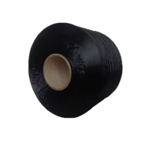 GRS 840d 144f Dope Dyed Black 98% Recycled Industrial Nylon 6.6 FDY High Tenacity Low Shrinkage Yarn
