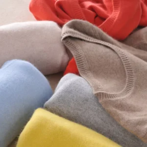 GRS Certified Classic Round Neck Pullover Jumper OEM ODM Mongolian Cashmere Wool Sweater For Women