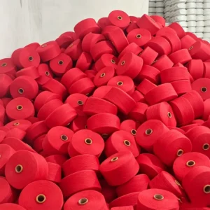 GRS Certified Recycled Cotton Open End Knitting Yarn Eco Friendly Manufacturer China Bulk Supply for Bangladesh Textile Factory