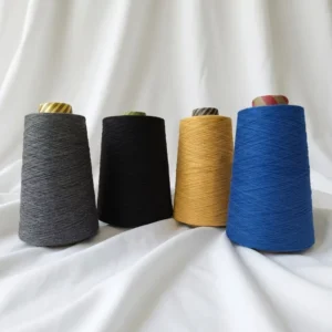 GRS Certified Recycled Cotton Polyester OE Spun Yarn NE0.5-32S Knitting Weaving Anti-Bacteria Moisture-Absorbent Socks