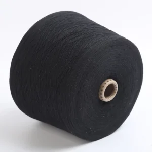 GRS NE20 1 Black Recycled Regenerated Cotton Sewing & Embroidery Raw Pattern 100% Cotton Socks Knitting Yarn