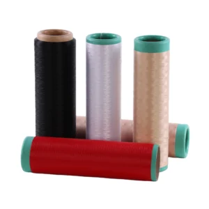 GRS OEKO TEX certificate dope dyed low MOQ environment 100% Nylon stretch nylon DTY yarn draw texturized